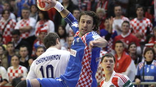 Graz, 210110.
EURO 2010 u rukometu. 
Trece kolo skupine A. Utakmica Hrvatska – Rusija.
Na fotografiji: Igor Vori.
Foto: Nenad Dugi / Cropix