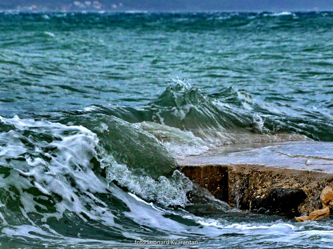 Olujno jugo u Zadru, nedjelja 6. prosinca 2020. godine