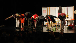 Zadarska Noć kazališta – “Teštament” (foto:Saša Čuka) Zadarska Noć kazališta – “Teštament” (foto:Saša Čuka)