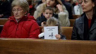Nadbiskup Milan Zgrablić predvodio je misu na Božić u katedrali svete Stošije