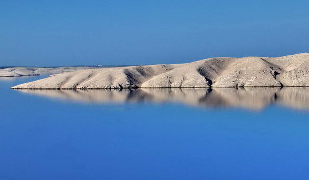 Pogled s Tulovih greda i paška bonaca