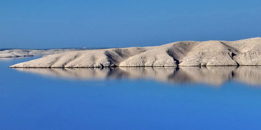 Pogled s Tulovih greda i paška bonaca