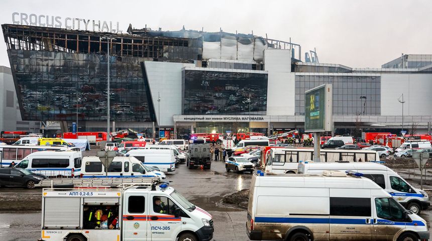 Moskva: Crocus City Hall u moskovskoj oblasti nakon terorističkog napada Moskva: Crocus City Hall u moskovskoj oblasti nakon terorističkog napada