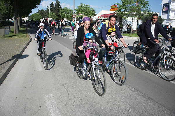 Biciklijada “Jedan auto manje” (Foto:Saša Čuka)