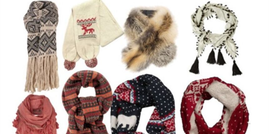 Šalovi (foto  www.polyvore.com).