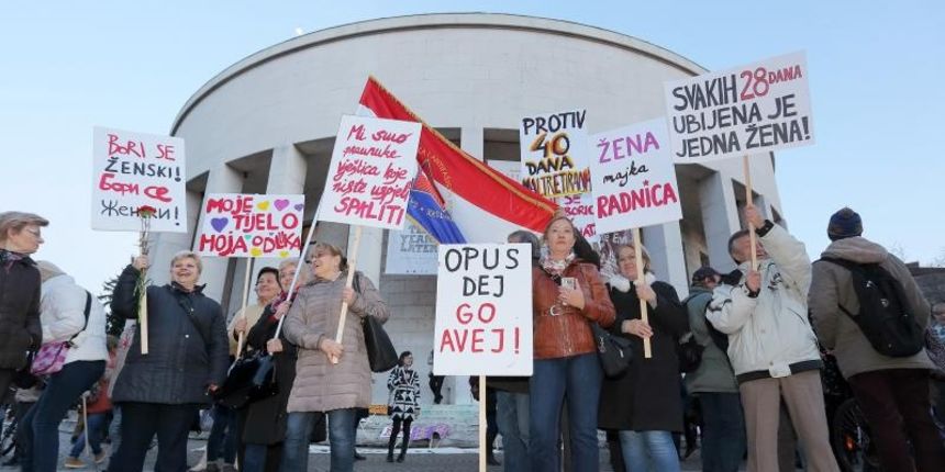 Noćni marš u Zagrebu