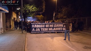 Okupljanje Tornada na Forumu i korteo do Krešinog doma Okupljanje Tornada na Forumu i korteo do Krešinog doma