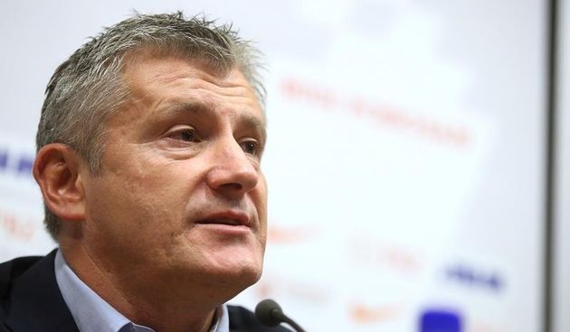 09.09.2014., Zagreb – Konferencija za medije HNS-a nakon sjednice izvrsnog odbora na kojoj je Niko Kovac smijenjen s mjesta izbornika. Predsjednik HNS-a Davor Suker. Photo: Goran Stanzl/PIXSELL