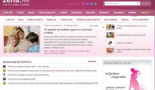 Potral za zene – Zena.hr