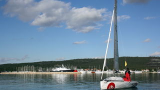 Sukosan: U uvali Zlatna luka odrzan je prvi dan dan Match Race regate, Foto: Mladen Malik