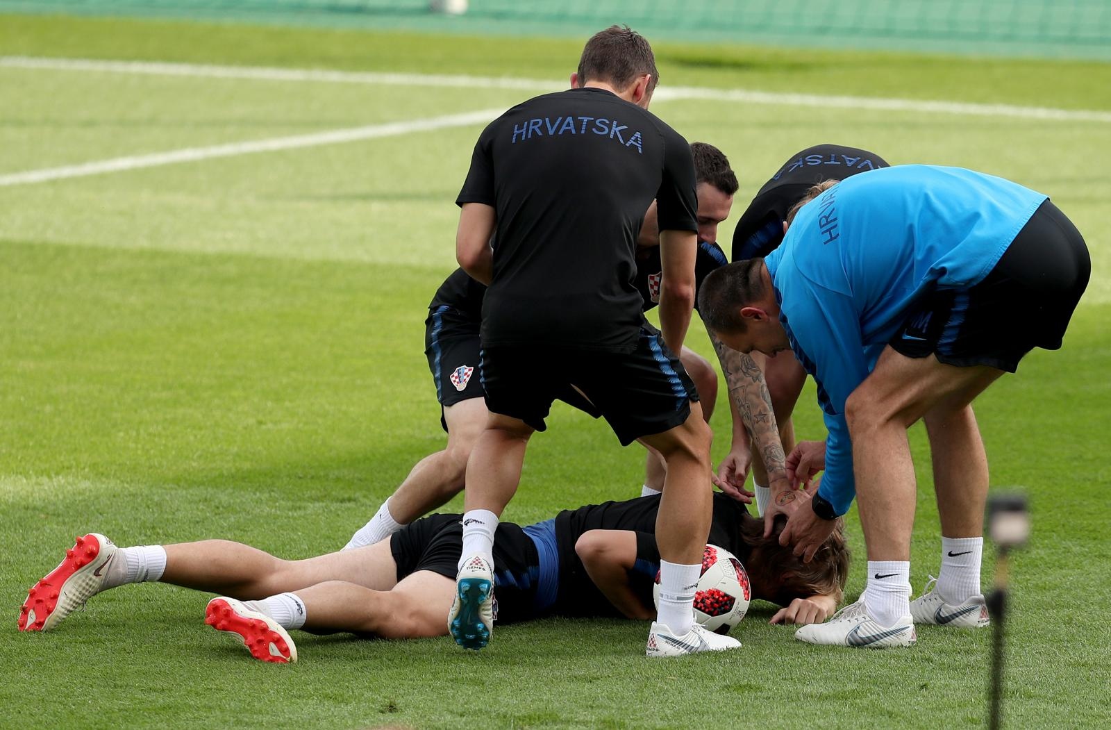 Posljednji trening hrvatske reprezentacije pred finale Svjetskog prvenstva