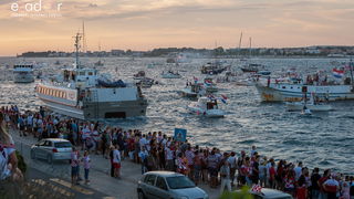 Zadar priredio čudesan doček svojim Vatrenim herojima (1)