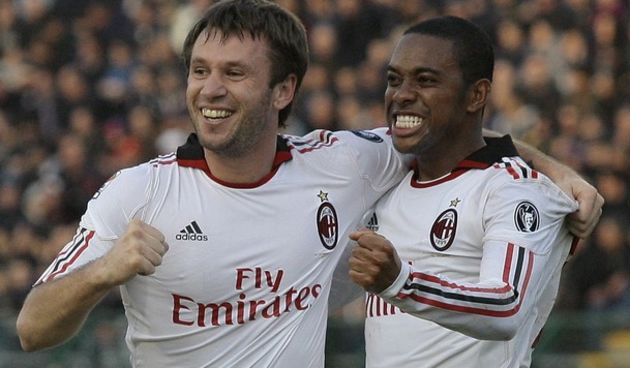Cassano i Robinho, Foto: Reuters