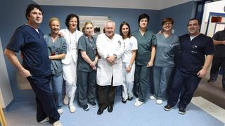 U Općoj bolnici Zadar svečano otvorena nova angio sala donacija dr. Freidoona Ghazija. Foto: Dino Stanin/PIXSELL U Općoj bolnici Zadar svečano otvorena nova angio sala donacija dr. Freidoona Ghazija. Foto: Dino Stanin/PIXSELL