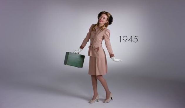 100 godina mode u 2 minute, foto: You Tube/PrintScreen