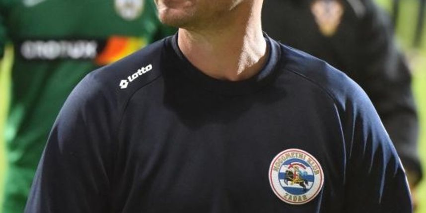 Josip Butić, trener. NK Zadar – NK Lokomotiva. Photo: Dino Stanin/PIXSELL Josip Butić, trener. NK Zadar – NK Lokomotiva. Photo: Dino Stanin/PIXSELL