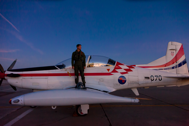 Noćno letenje u zrakoplovnoj bazi Zemunik, foto: Darko Belančić