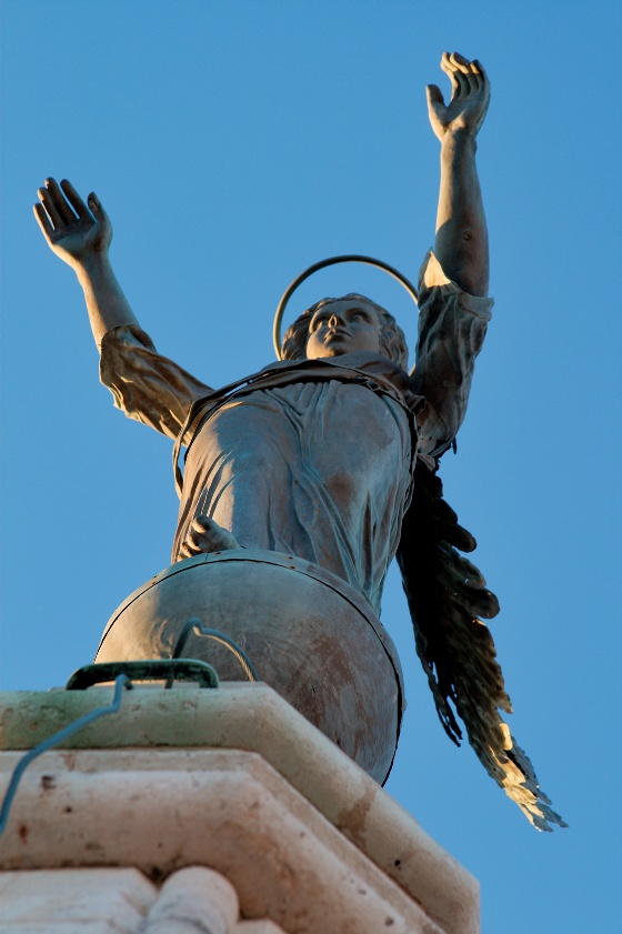 Anđeo na Svetoj Stošiji, Foto. Ivan Toman