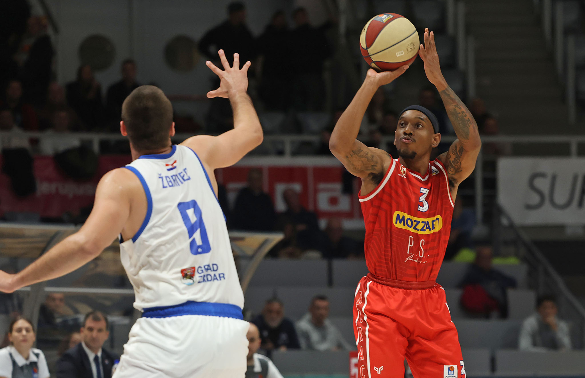 AdmiralBet ABA liga, 12. kolo: KK Zadar – Borac Mozzart 89-67