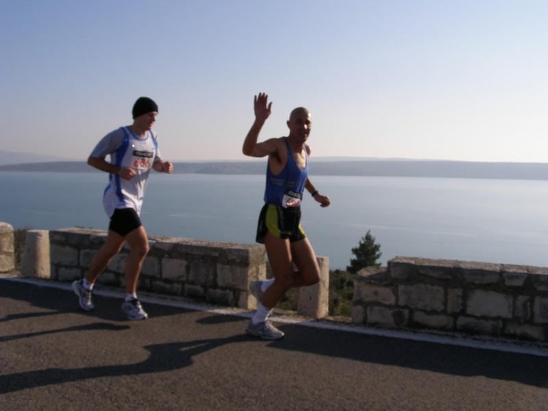 6. memorijalni maraton Maslenica – Posedarje – Novigrad, 23. siječnja 2010. (Foto: Josip Prskalo)