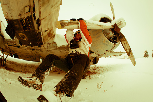 Priča zaboravljenog aviona u Otočcu, foto: Leo Banic