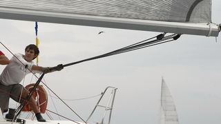 Split, 150909.
Danas je poceo ACI Match Race Cup koji se odrzava u Splitu od 15. – 19. 09 2009.
Na fotografiji: sluzbeni trening posada.
Foto: Duje Klaric / CROPIX