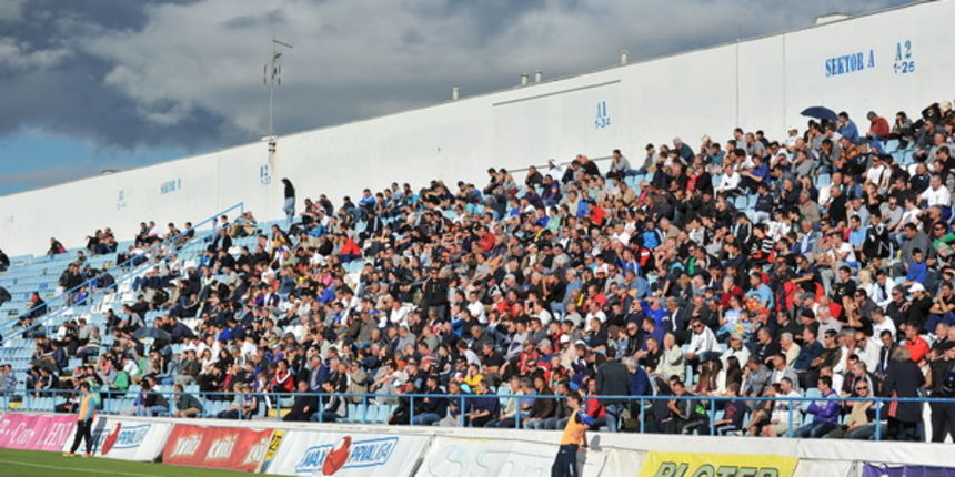 Zadar, 260513.
Stadion Stanovi.
Utakmica MAXtv 1. HNL izmedju Zadra i Splita.
Na fotografiji: publika.
Foto: Luka Gerlanc / CROPIX