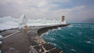 Senj u zagrljaju ledenog pokrivača, foto: Leo Banić