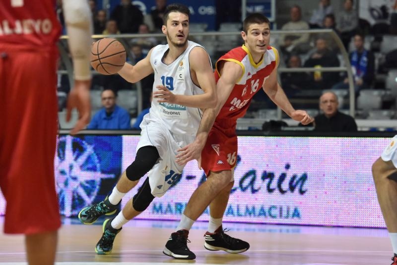 Zadar, Dvorana K. Ćosić: 26. kolo ABA lige, KK Zadar – KK Metalac 85-69. Photo: Dino Stanin/PIXSELL Zadar, Dvorana K. Ćosić: 26. kolo ABA lige, KK Zadar – KK Metalac 85-69. Photo: Dino Stanin/PIXSELL