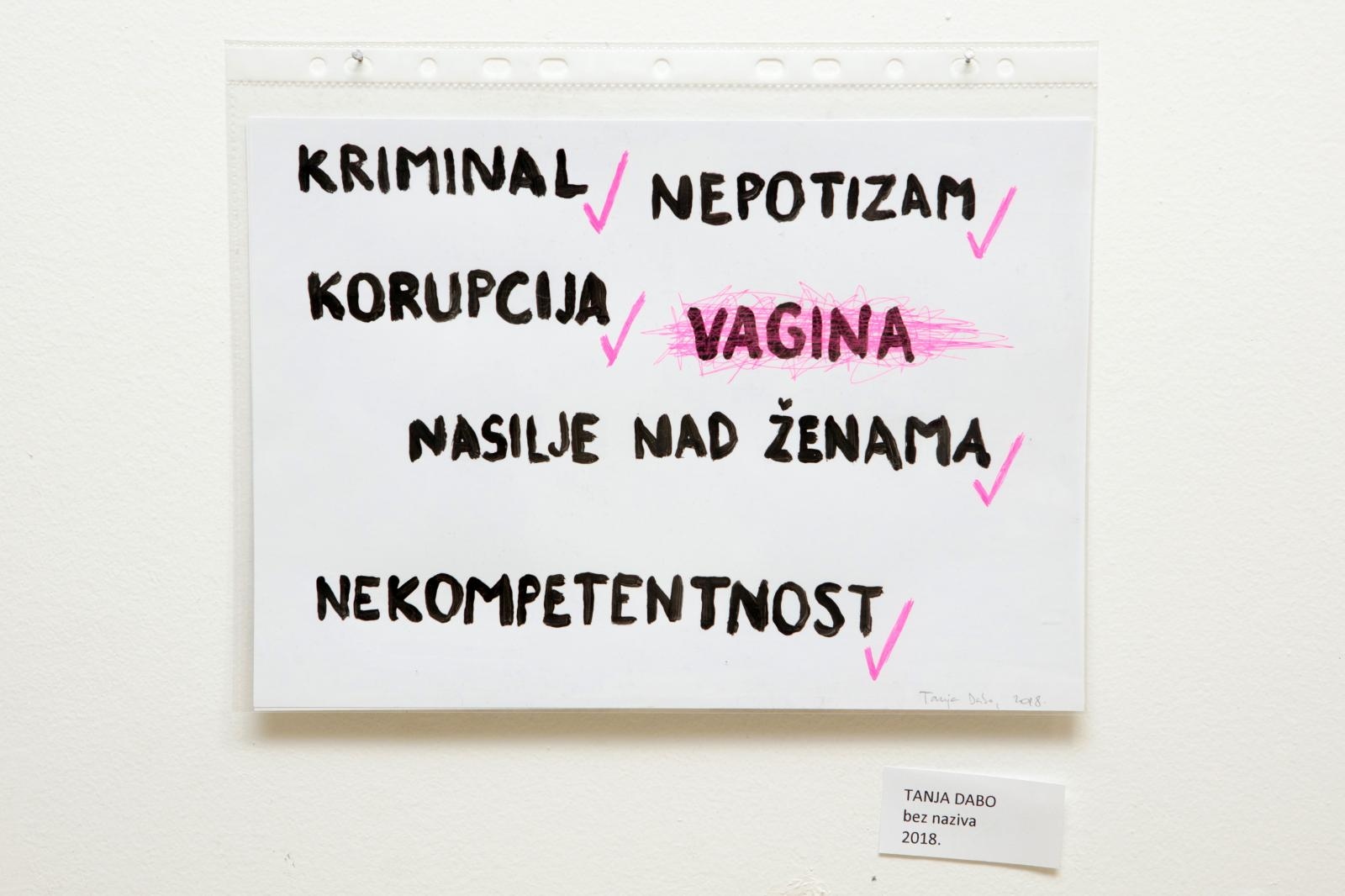 Izložbom ”Pičkin dim” 80 umjetnika uputilo tihi prosvjed protiv cenzure umjetnosti Izložbom ”Pičkin dim” 80 umjetnika uputilo tihi prosvjed protiv cenzure umjetnosti