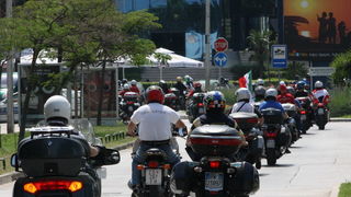 Karusel bikera na Branimirovoj obali u Zadru, Foto: Mladen Malik