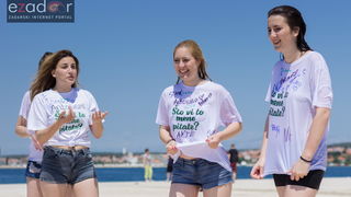 Ludijada zadarskih maturanata na Pozdravu suncu i Morskim orguljama