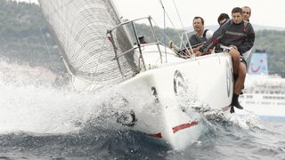 Split, 150909.
Danas je poceo ACI Match Race Cup koji se odrzava u Splitu od 15. – 19. 09 2009.
Na fotografiji: sluzbeni trening posada.
Foto: Duje Klaric / CROPIX