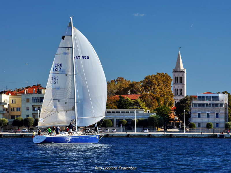Zadarska Koka 2016. gledana s mora. Foto: Leonard Kvarantan Zadarska Koka 2016. gledana s mora. Foto: Leonard Kvarantan