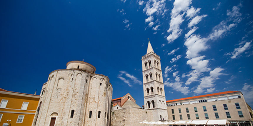 Đir po gradu 21. srpnja 2012. Forum, crkva sv. donata, sveti donat, zvonik(foto:Saša Čuka)