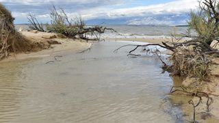 Čuvena ninska plaža Ždrijac teško stradala u poplavi