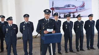 Primopredaja dužnosti zapovjednika 93. zrakoplovne baze HRZ i PZO