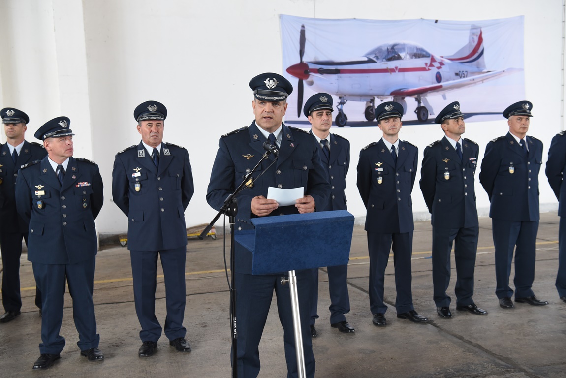 Primopredaja dužnosti zapovjednika 93. zrakoplovne baze HRZ i PZO