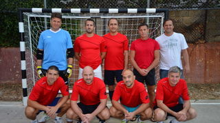 U povodu blagdana Kraljice Mira u Stanovima odigrana utakmica između liječnika i predstavnika Gradske uprave, Foto: Iva Perinčić