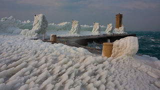 Senj u zagrljaju ledenog pokrivača, foto: Leo Banić