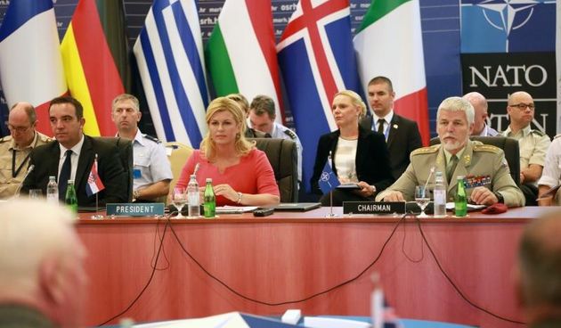 17.09.2016., Hotel Le Meridien Lav, Split – Vojni odbor NATO saveza odrzava konferenciju u formatu nacelnika glavnih stozera ciji je domacin nacelnik Glavnog stozera OS RH, general zbora Mirko Sundov. Josip Buljevic, Kolinda Grabar-Kitarovic i predsjedava