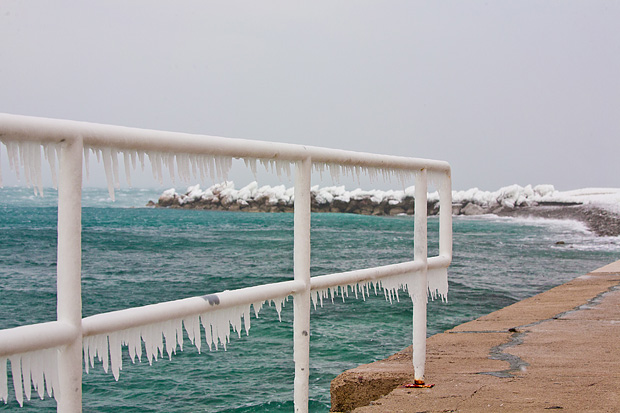 Senj u zagrljaju ledenog pokrivača, foto: Leo Banić