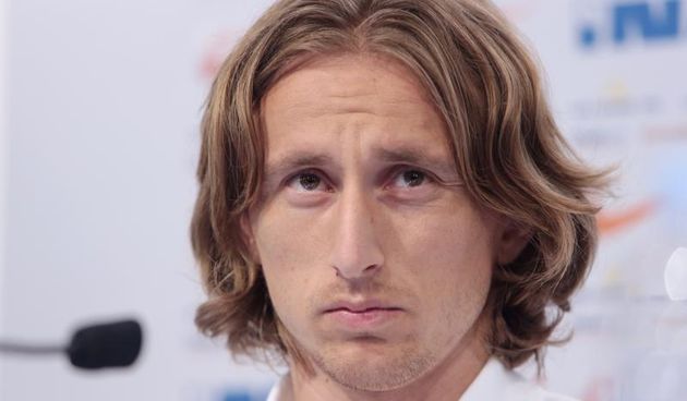 Zagreb – Konferencija za medije hrvatske nogometne reprezentacije uoci kvalifikacijske utakmice s Belgijom. Luka Modric. Photo: Dalibor Urukalovic/PIXSELL