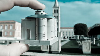 Zadar u LEGO kockicama, Autor modela: Zelimir Peris, foto: Marta Dusevic Zadar u LEGO kockicama, Autor modela: Zelimir Peris, foto: Marta Dusevic