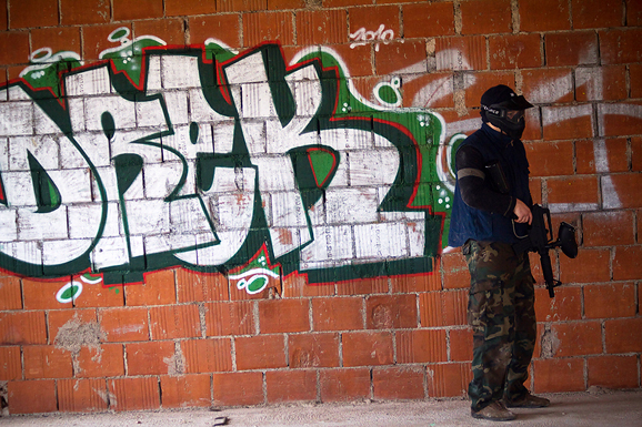 Paintball u Gaženici, 22. siječnja 2012. (foto:Saša Čuka)