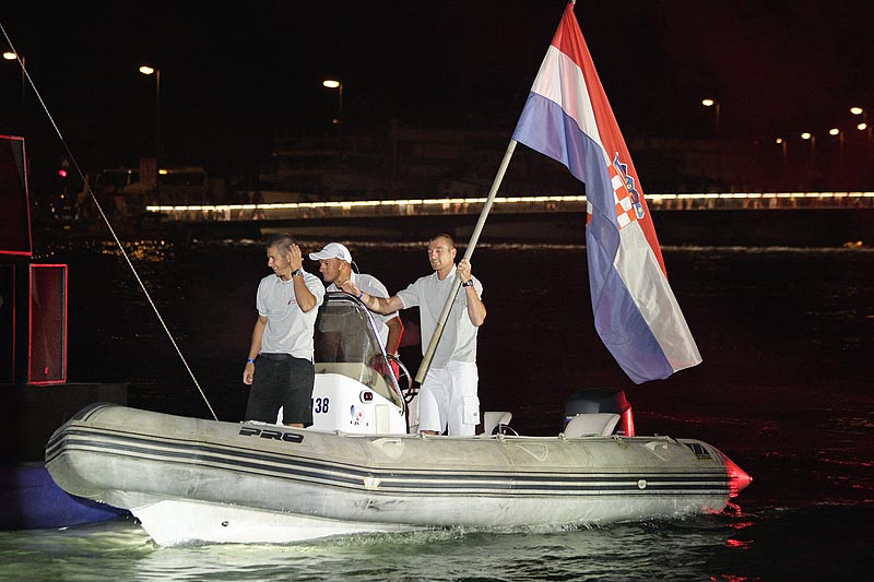 Otvaranje EP klase 49er u uvali Jazine (foto: Marin Gospić)