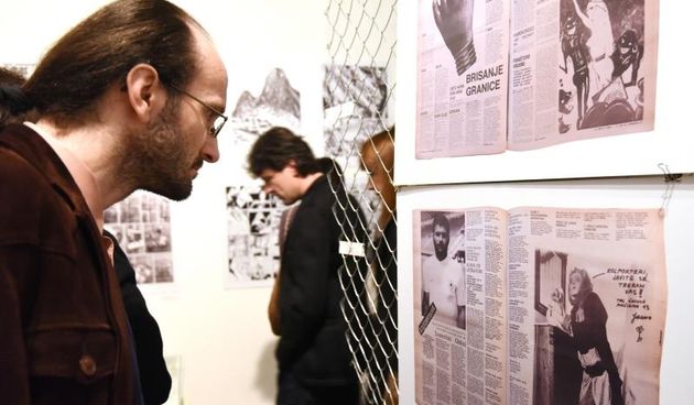 U Domu HDLU-a otvorena je izlozba Osamdesete – slatka dekadencija postmoderne. Photo: Davor Visnjic/PIXSELL