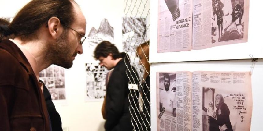 U Domu HDLU-a otvorena je izlozba Osamdesete – slatka dekadencija postmoderne. Photo: Davor Visnjic/PIXSELL