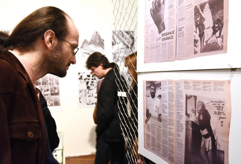 U Domu HDLU-a otvorena je izlozba Osamdesete – slatka dekadencija postmoderne. Photo: Davor Visnjic/PIXSELL