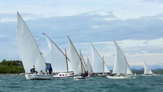 Murter: Po jakoj buri održana je tredicionalna 18. regata Latinsko idro – Murter 2015. Photo: Duško Jaramaz/PIXSELL Murter: Po jakoj buri održana je tredicionalna 18. regata Latinsko idro – Murter 2015. Photo: Duško Jaramaz/PIXSELL